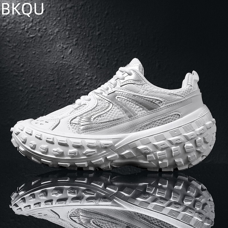 Original Men's Mesh Thick-Soled Tire Casual Sports Shoes Wear-Resistant Lightweight Comfortable Breathable Fashion Trend