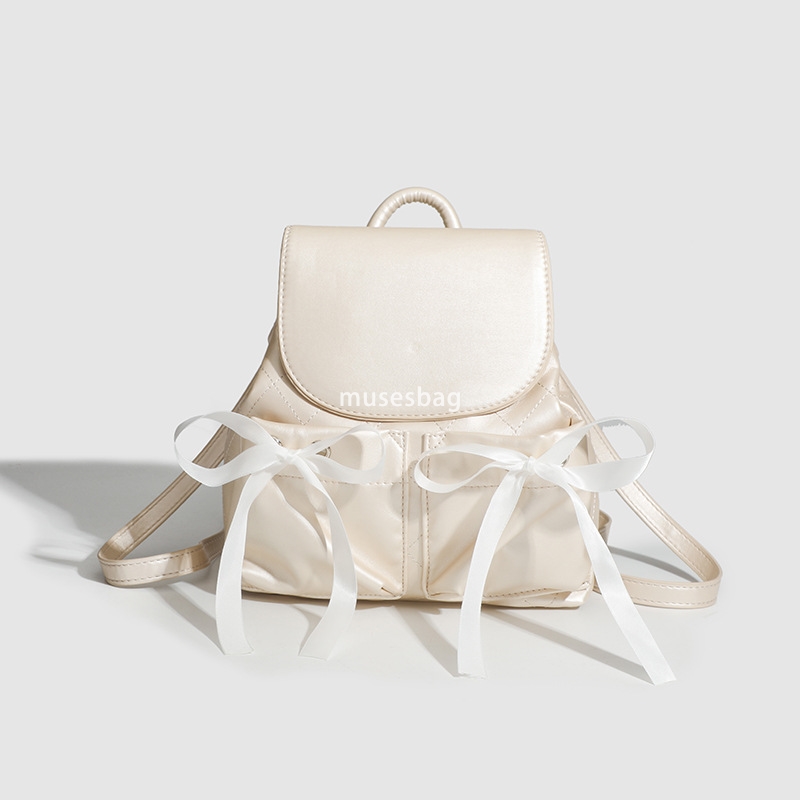 Designer Women's Advanced New Versatile Backpack Summer Fashion Trendy Ballet Sports Girl Cute Sweet Bow Pocket Practical Casual Backpack