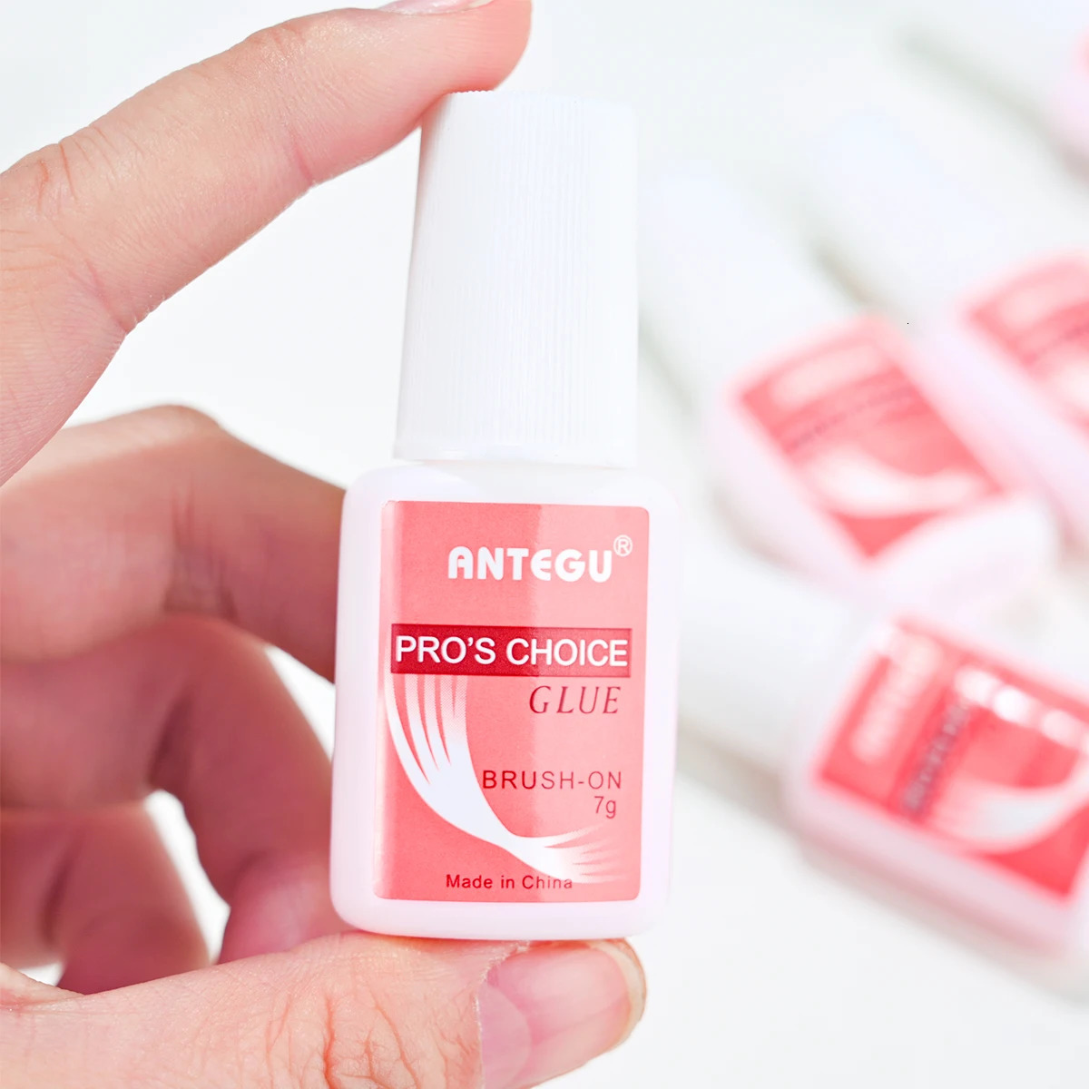 6 bottles of super strong nail glue used for nail tips acrylic nails and nail bonding brushes on nail glue 7ml 240703