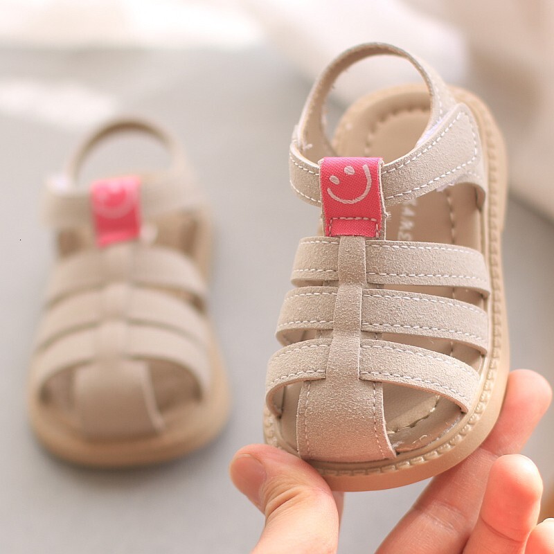 Summer Sandals Women's Treasure Anti slip Soft Sole Men's and 0-1-3 Year Old Baby Walking Children's Shoes F704-