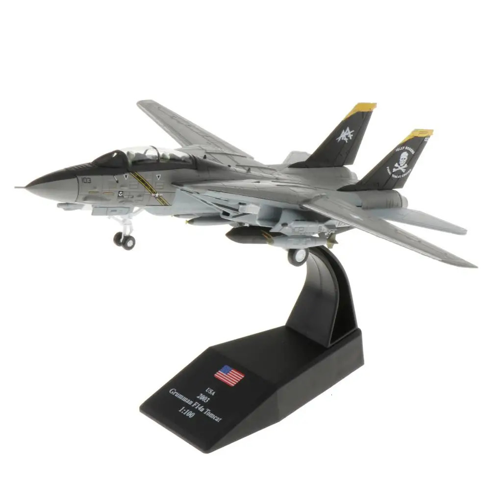 1 100 Diecast Model Toy F-14 Super Flanker Jet Fighter Aircraft 240702