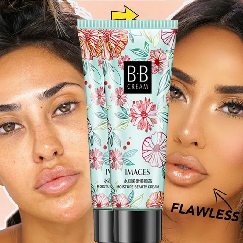 Waterproof Liquid Foundation BB Cream Concealer Makeup Cosmetic Moisturizing Brighten Skin Tone Face Base 240704
