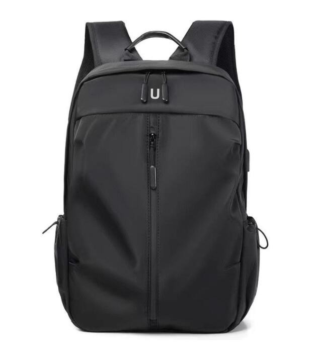 Lemon Simple Casual Mens Backpack Waterproof Business Computer Travel Student Bag