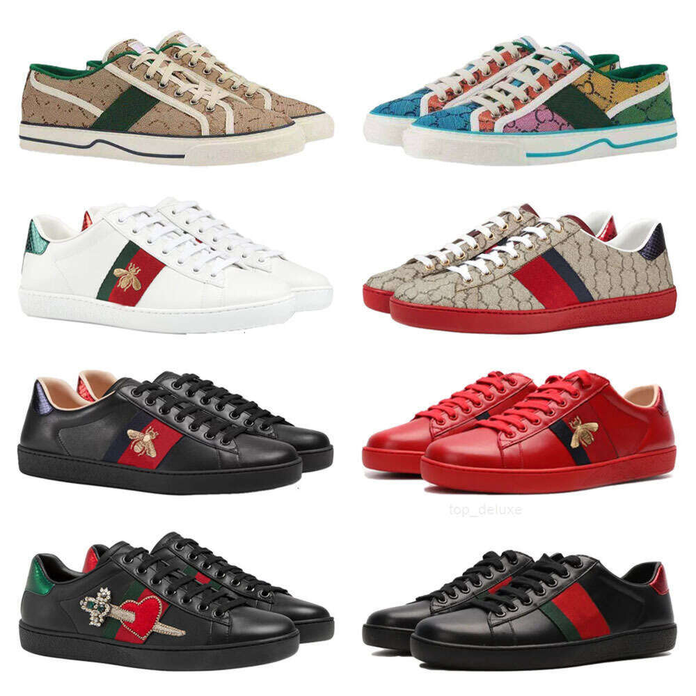 gg casual shoes designer sneakers bee ace high quality mens vintage luxury chaussures ladies leather s2 gucciis guccishoe guccily LF62