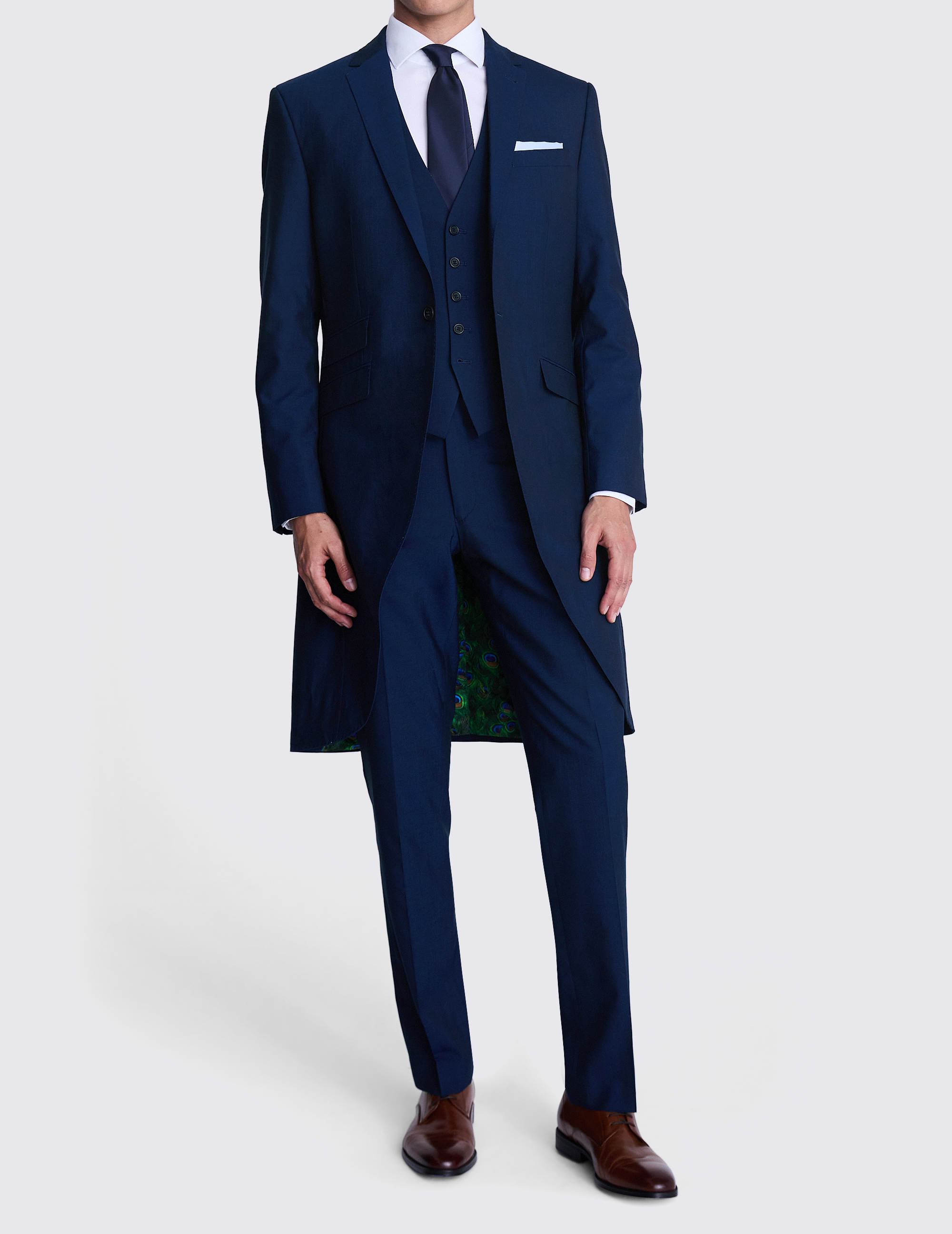 Formal Business Men Suits Set Wedding Tuxedos 3 Pieces Long Blazer Pants Custom Made Prom Dress Male White Party Coat Jacket