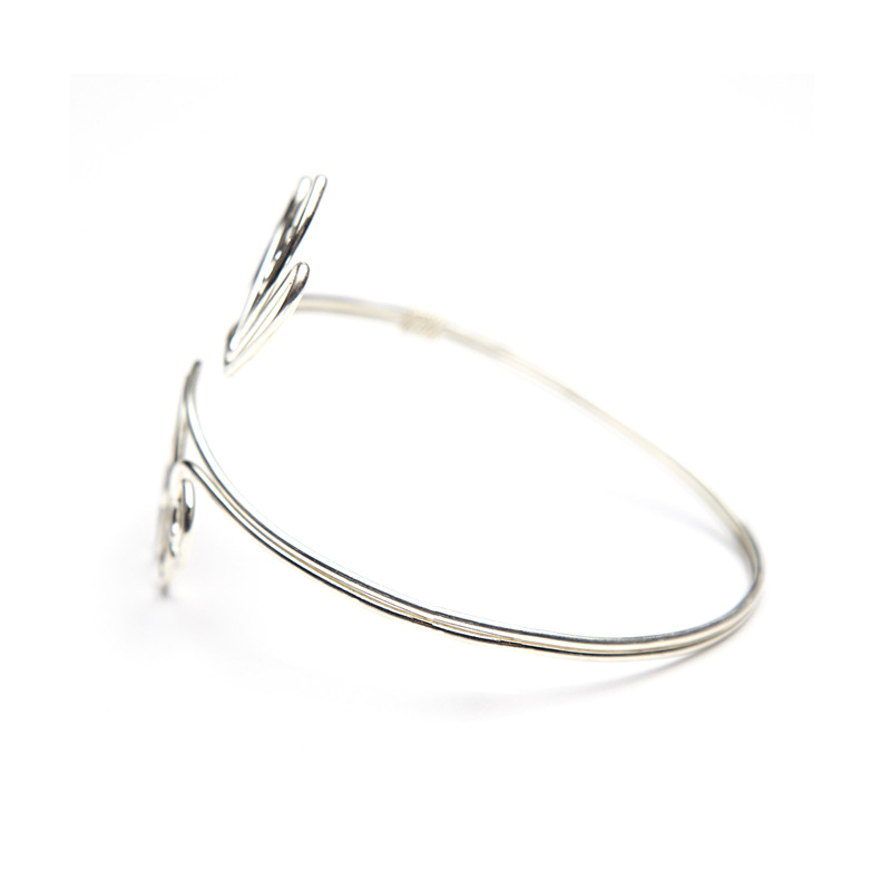 10pcs/lot Charm Bracelets Geometric Flower Arm Bracelet Arm Ring Punk Style Metal Tulip Arm Ring