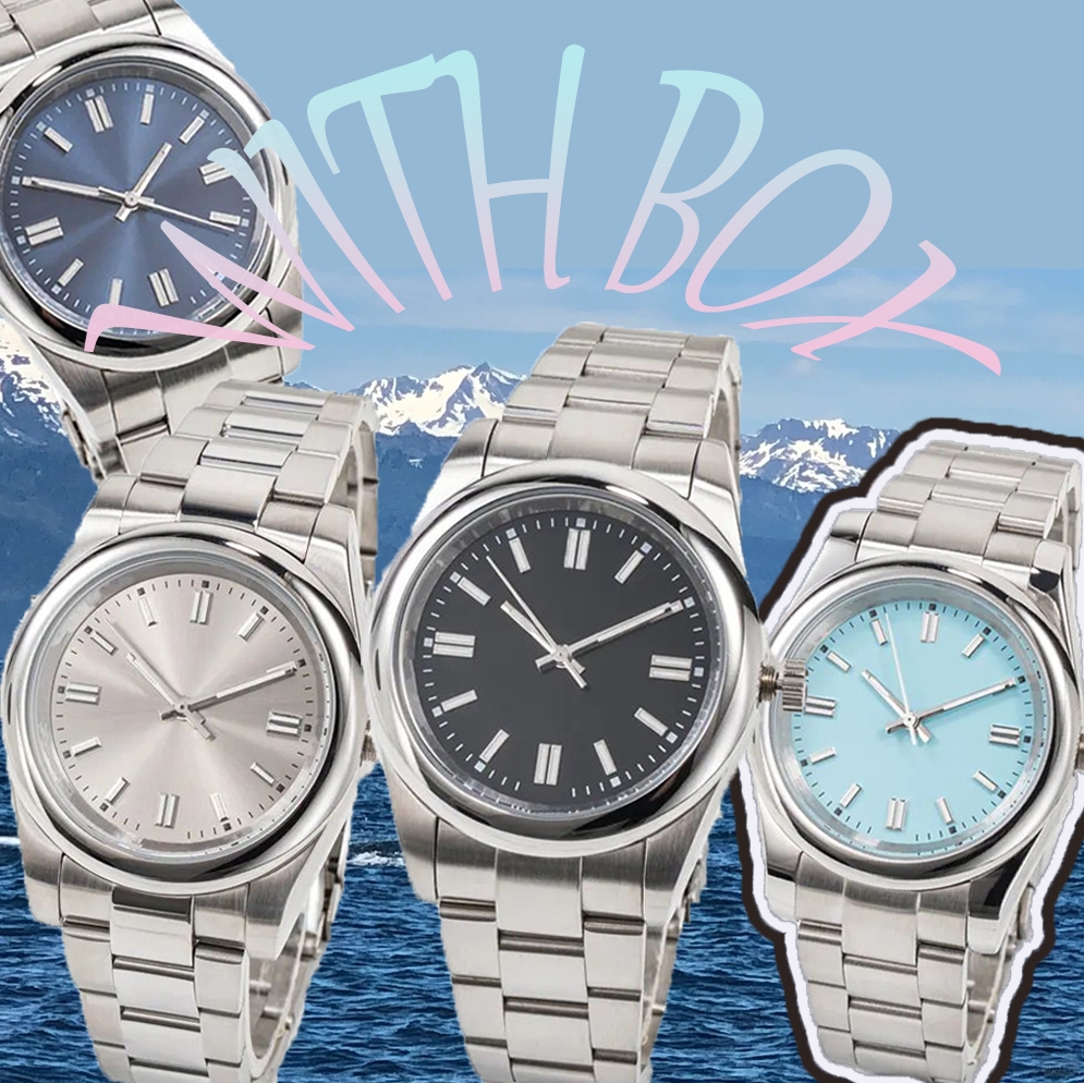 designer luxury watches mechanical mens watch solid color stainless steel waterproof ladies couple watches multicolor 36mm 41mm