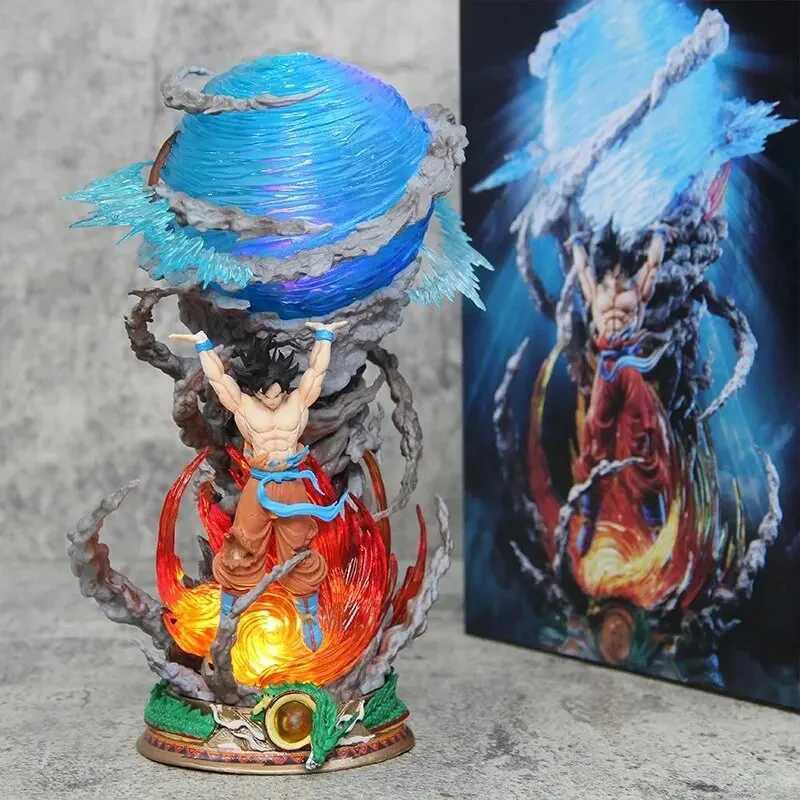 Action Toy Figures Anime Goku Figure Super Spirit Bomb Son Goku Action Figures Gk Pvc Model Collection Model Toys Gifts W250213