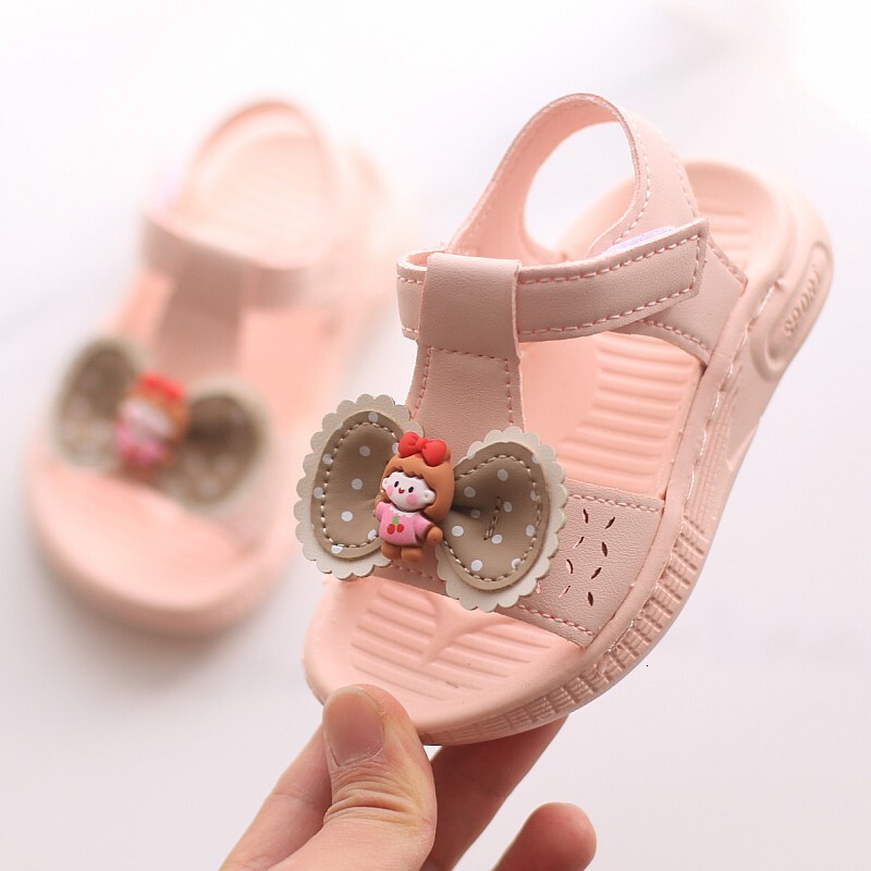 Baby Bow Princess Style Summer New Little Girl Sweet Children's Beach Sandals F704-20