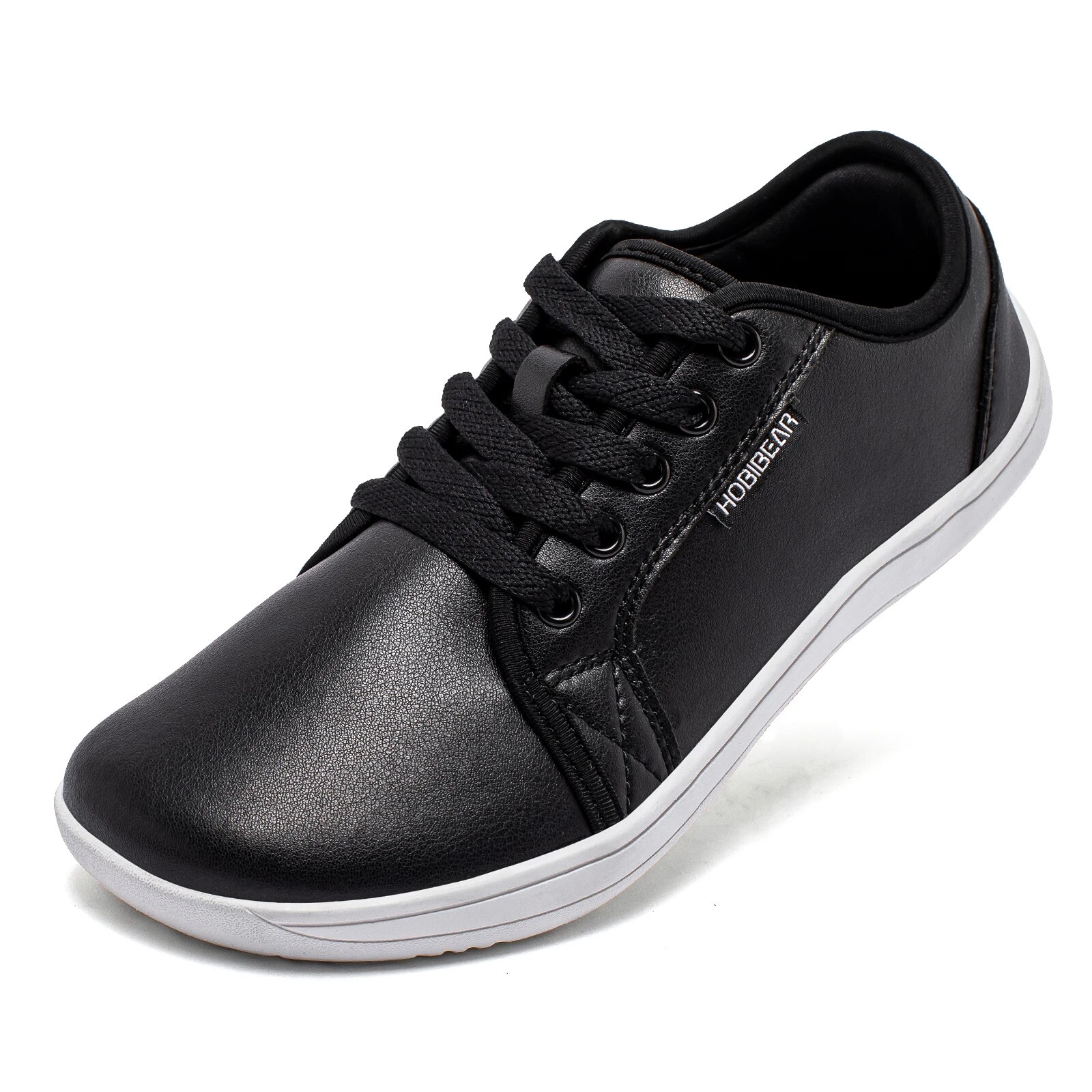 Minimalist Shoes Women Wide Toe Barefoot Zero Drop Shoes Leather Fashion Sneakers