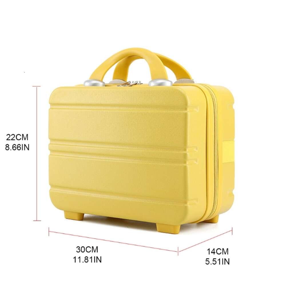Mini Travel Hand Lage Cosmetic Case Small Portable Carrying Pouch Cute Suitcase for Makeup Multifunctional Storage H7.4#24