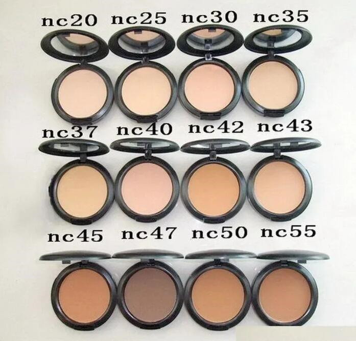 Brand Makeup pressed powder concealer foundation NC20 NC25 NC30 NC35 NC37 NC40 Powder Plus Foundation Fond De Teint Pouder free shipping