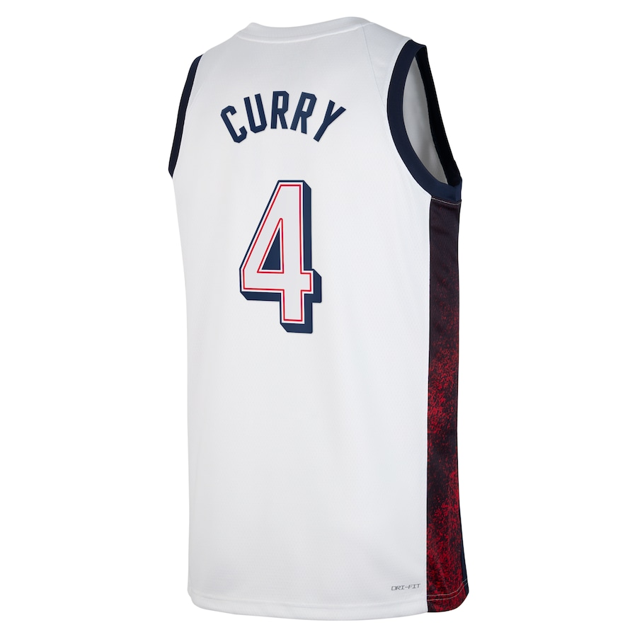 US Team 2024 Basketball Jerseys Kevin Durant Stephen Curry James Anthony Edwards Jayson Tatum Devin Booker Davis Joel Embiid Bam Ado Tyrese Haliburton