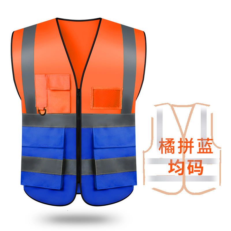 Reflective vest construction safety vest environmental sanitation LED night riding and driving reflective vest 220727