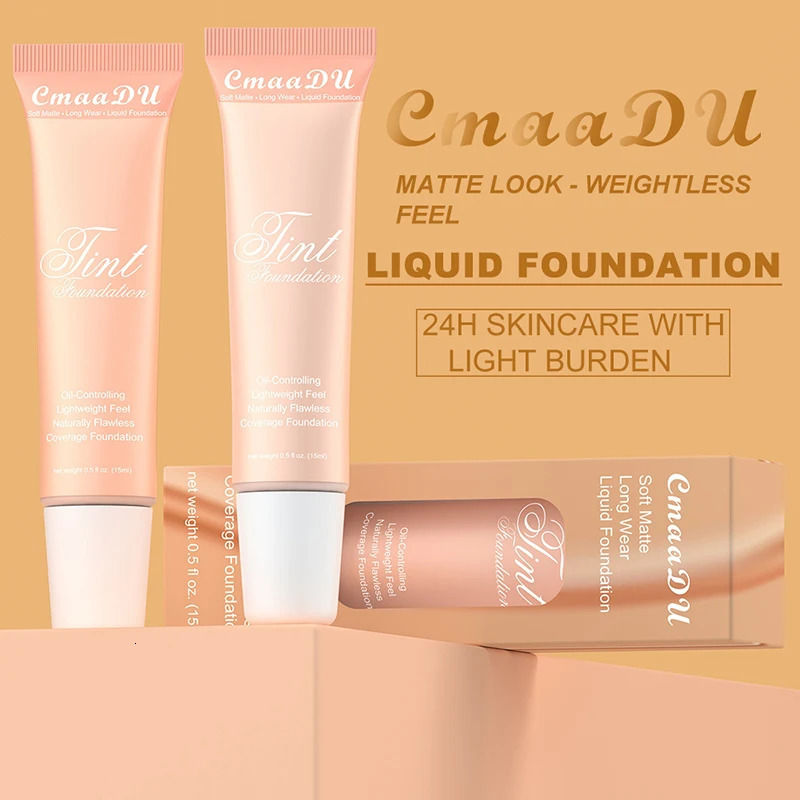 Waterproof Liquid Foundation Lasting Concealer Full Coverage BB Cream Face Corrector High Coverage Base Makeup Women Cosmetics 240710