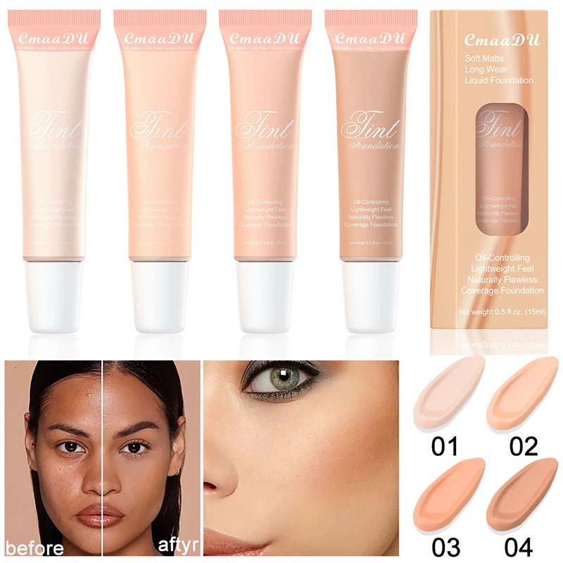 Waterproof Liquid Foundation Lasting Concealer Full Coverage BB Cream Face Corrector High Coverage Base Makeup Women Cosmetics 240710