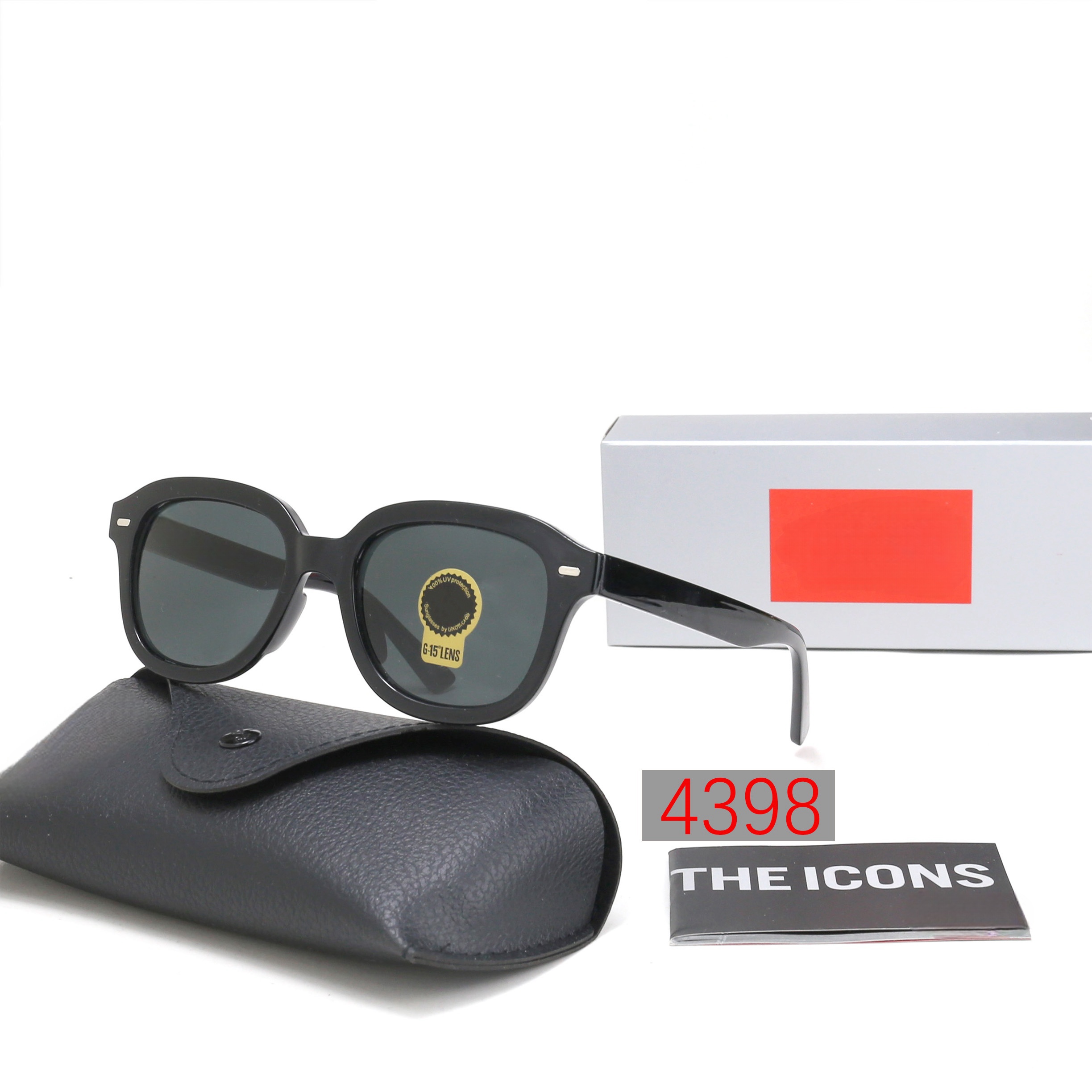 4398 BB Top luxury Sunglasses polaroid lens designer womens Mens Goggle senior Eyewear For Women eyeglasses frame Vintage Metal Sun Glasses With Box