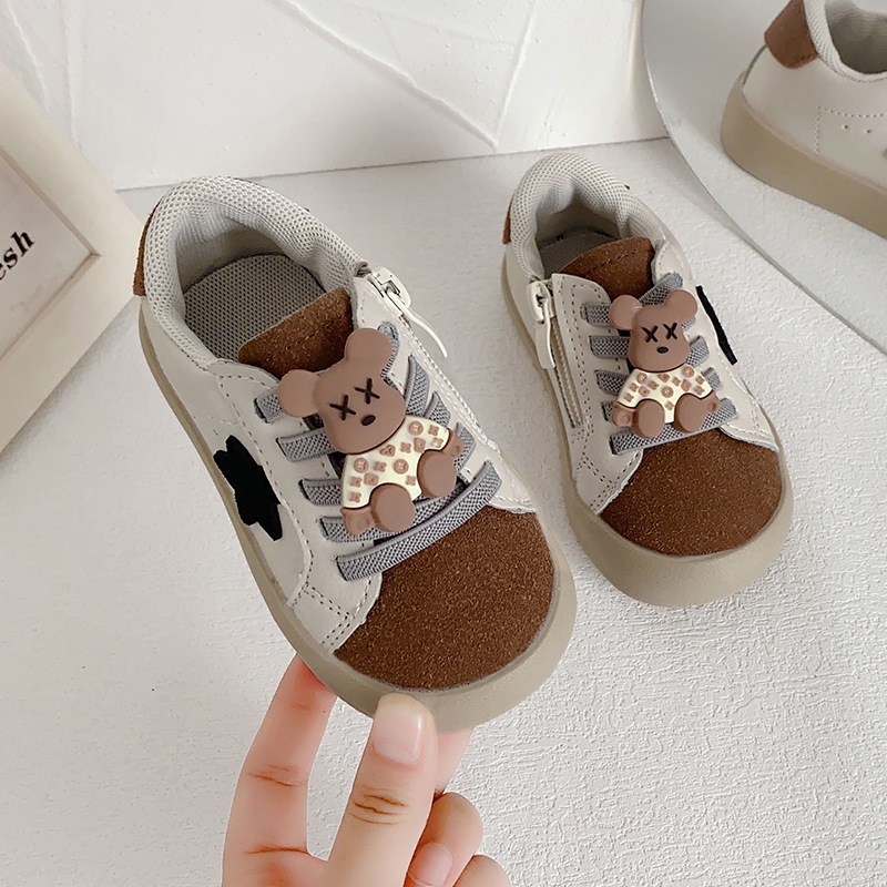 Baby Walking Shoes Soft Leather Infant Toddler First Walkers | 0-1-3-6 Year dh910320090