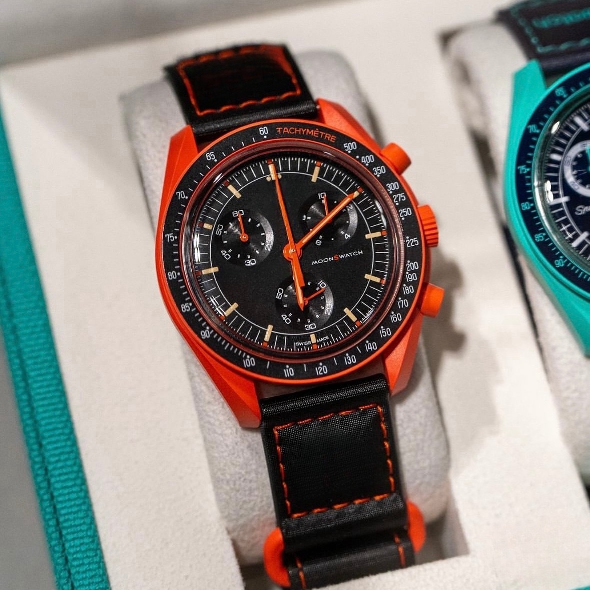 2024 Bioceramic Planet Moon Mens Watches Full Function Quarz Chronograph Watch Mission To Mercury 42mm Nylon Luxury Watch Limited Edition Master Wristwatches