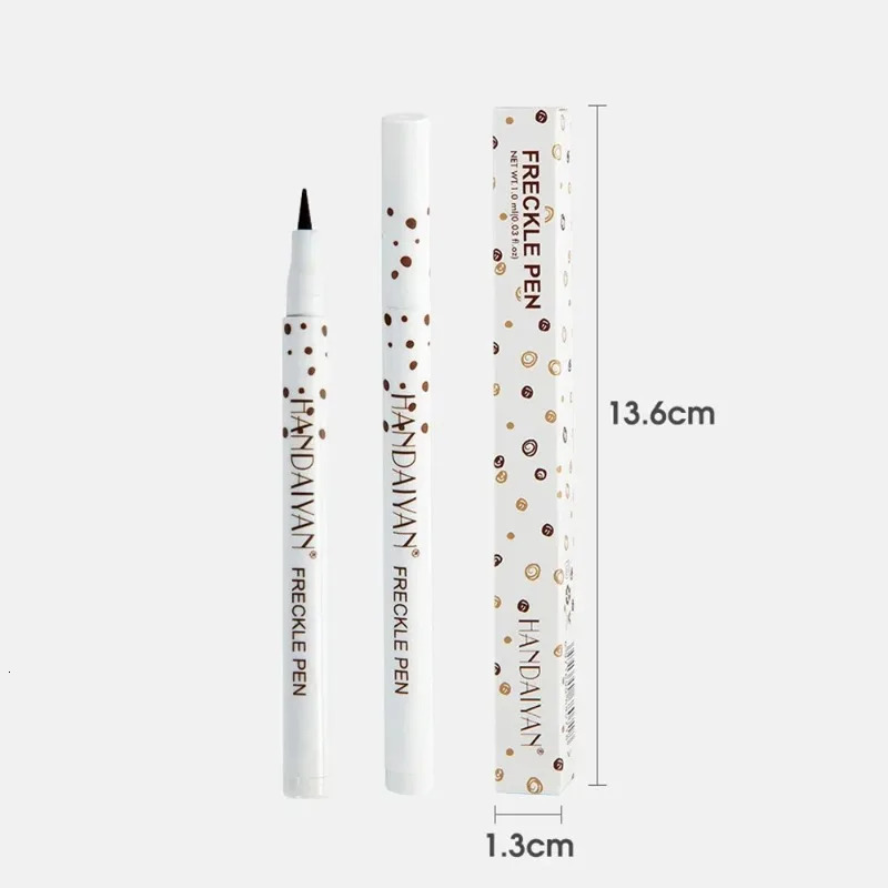 1PC Face Fake Freckles Pen Natural Waterproof Lifelike Fake Freckles Pen for Long Lasting Look Dot Spot Pen Makep Tool Cosmetic o240705