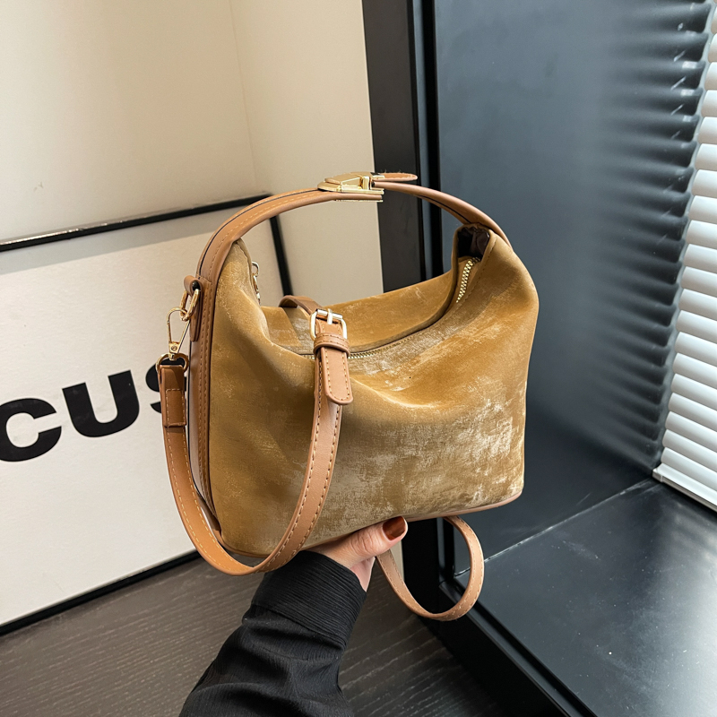 Zipper Ladies Shoulder Retro Versatile 2024 Brand Crossbody Bags for WomenH7.5#32 ddmy 93ae