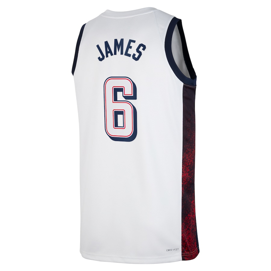 US Team 2024 Basketball Jerseys Kevin Durant Stephen Curry James Anthony Edwards Jayson Tatum Devin Booker Davis Joel Embiid Bam Ado Tyrese Haliburton