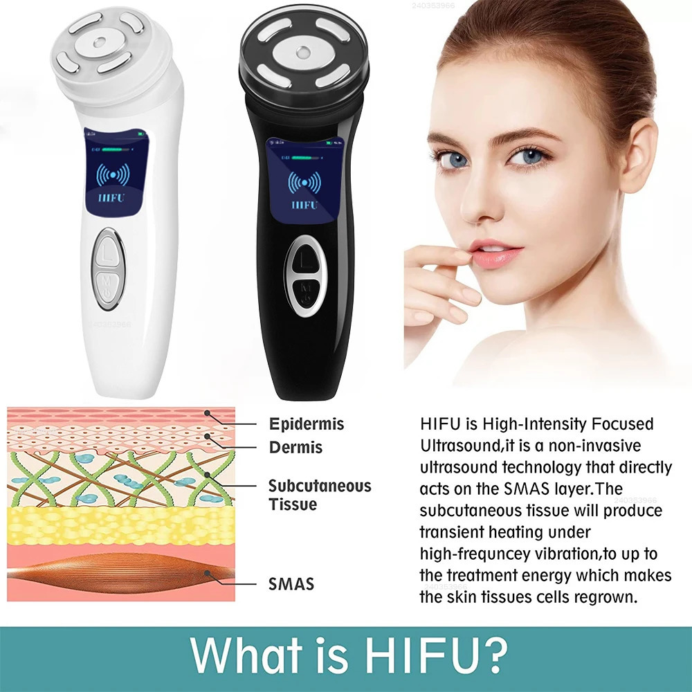Wireless Charging Mini HIFU4.0 Cordless Ultrasonic Machine 4-in-1 Skin Enhancement Company Skin Care Equipment 240704