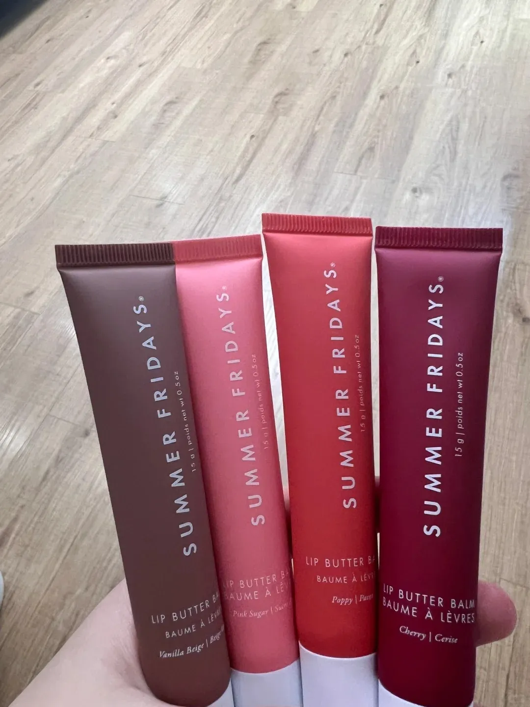 New Summer Fridays Lip Balm Moisturizing Smooth Soft Lips Cosmetics pink Sugar vanilla beige sweet mint poppy cherry top quality 15g Makeup