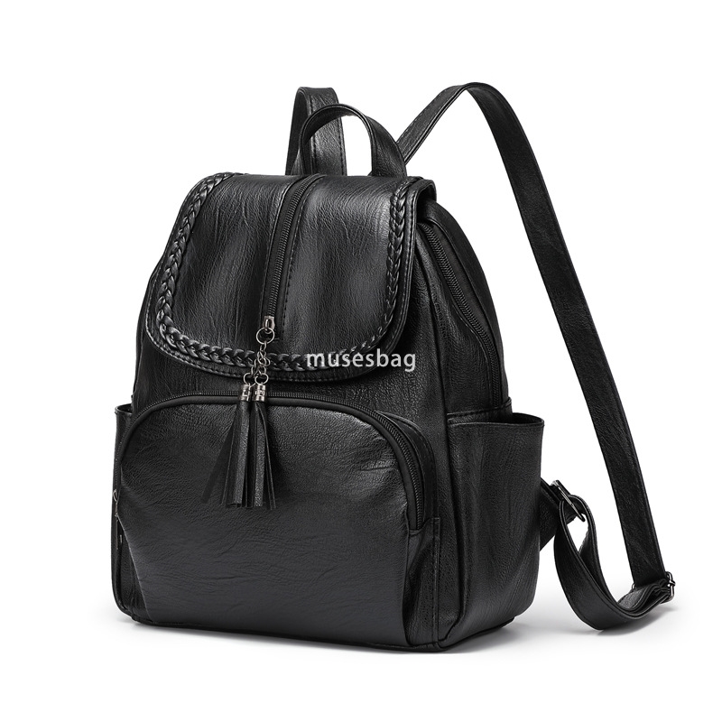 High Quality Women's Backpack Korean Edition Instagram Fashion Quality Portable and Versatile Advanced Large Capacity Simple Travel Casual Backpa