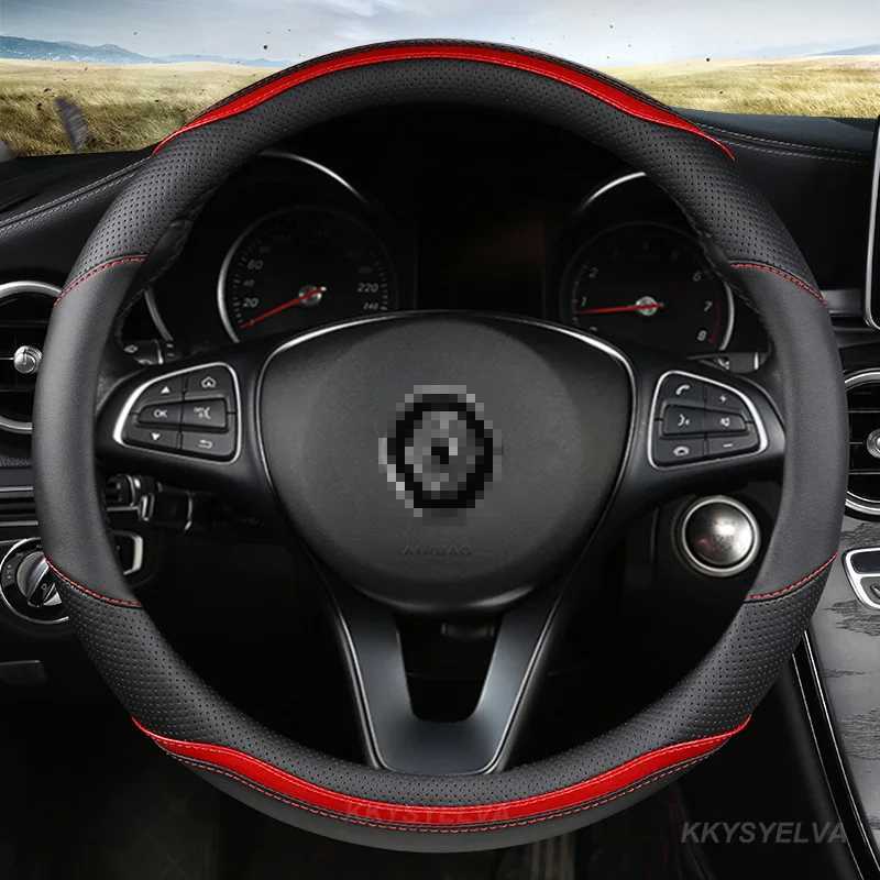 Steering Wheel Covers Steering Wheel Cover For Renault Scenic Clio Laguna 2 3 4 5 Kangoo Fluence Megane Trafic Talisman Twingo Kaptur Car Accessories 