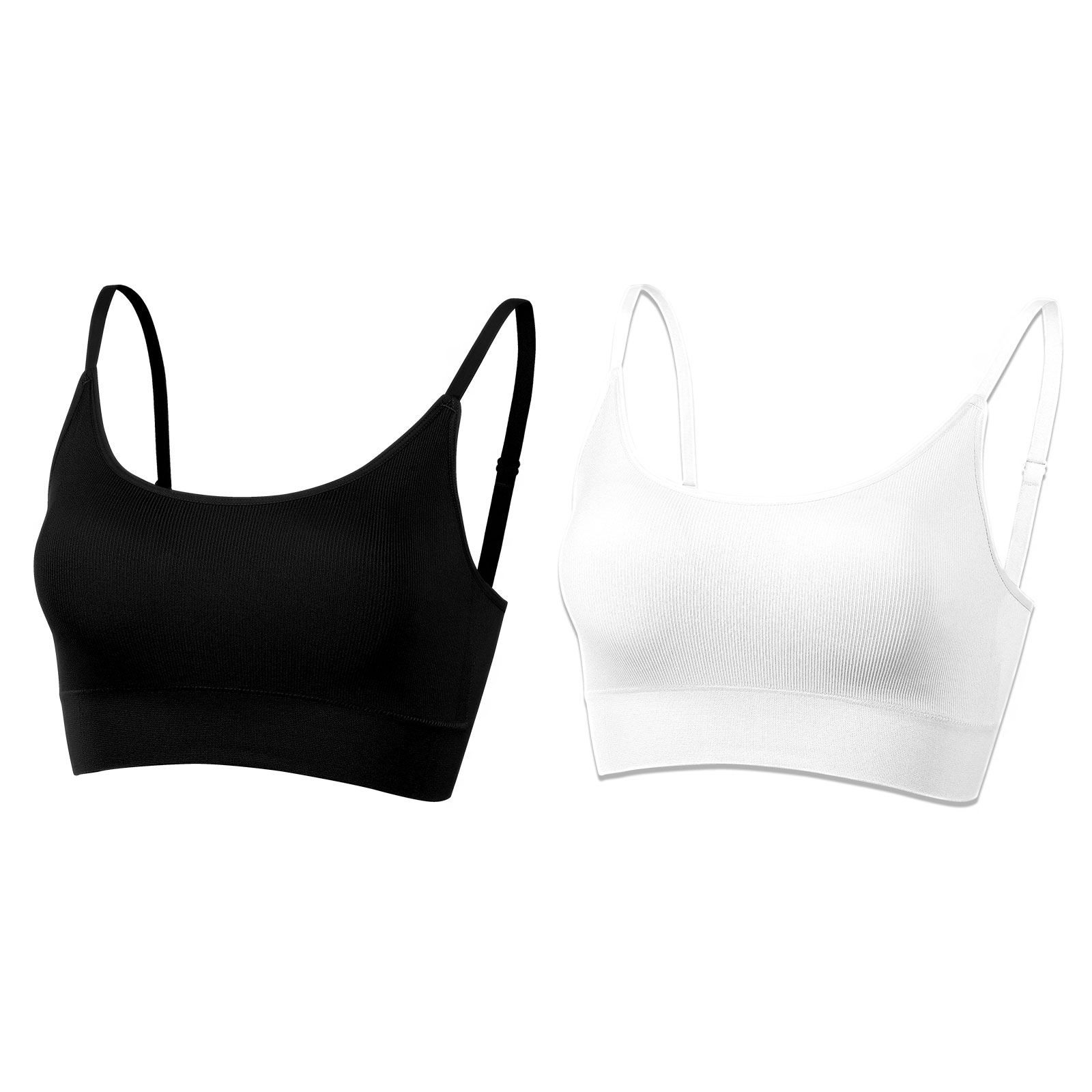 AMRIY Womens Sports Bras for Women Light Support Padded Workout women Supportive Seamless Women's Wireless Yoga Bra K2206
