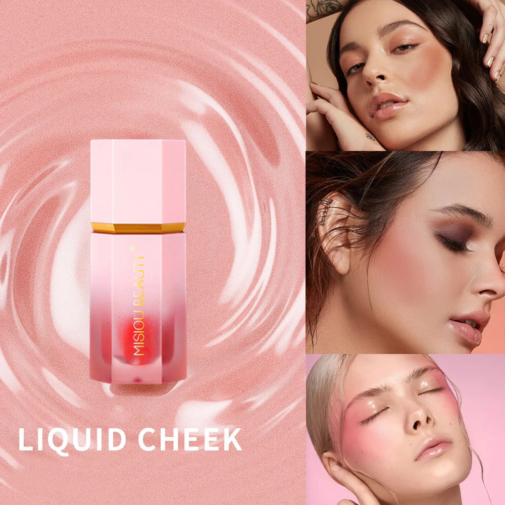 8 Colors Liquid Blush Waterproof Multi-purpose Facial Nourishing Blush Stick Cheek Natural Blusher Cute Korean Makeup for Women 240624