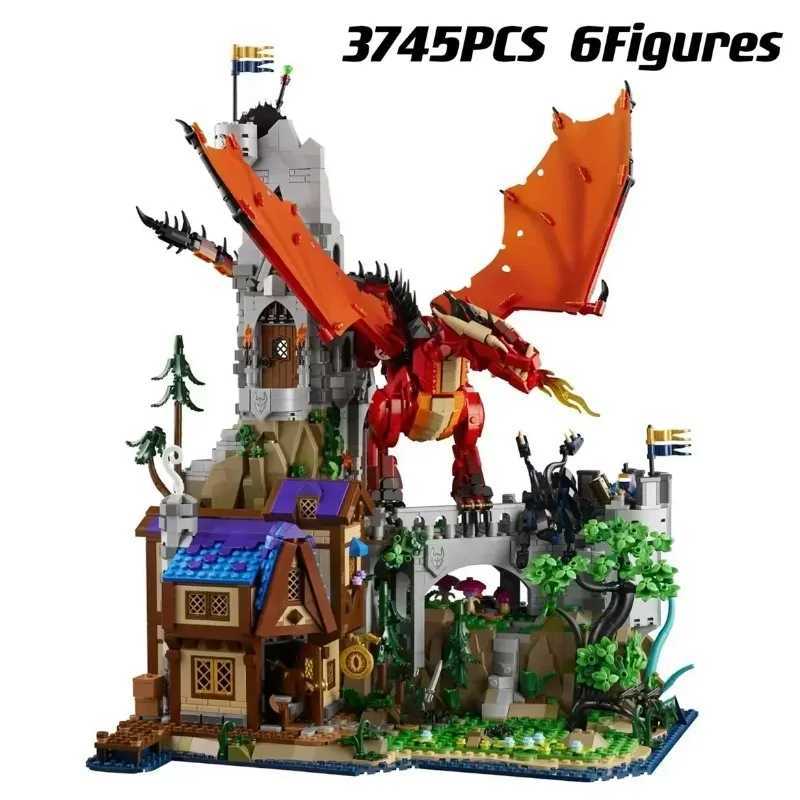 Blocks IN STOCK 2024 New Ideas 21348 Dungeonsed Red Dragons Tale Building Blocks House Model Assembly Toys z241126