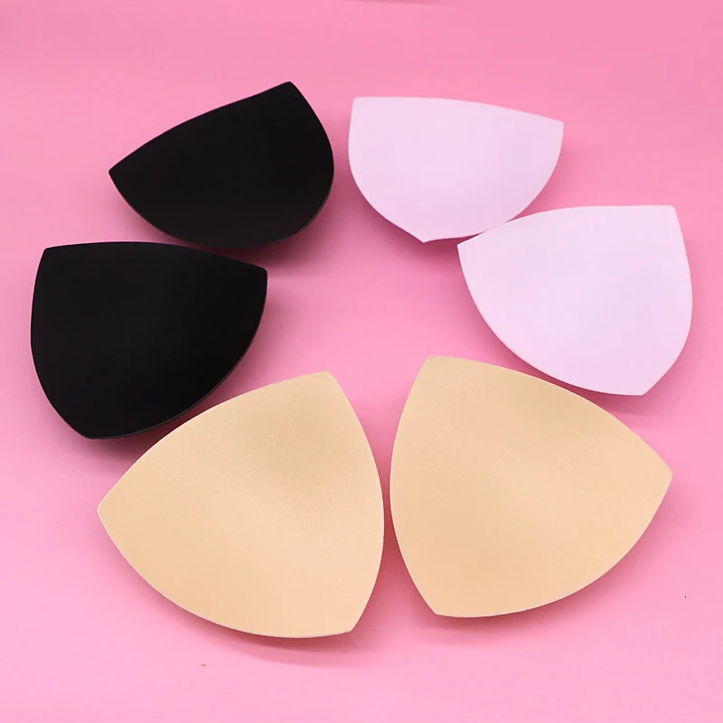 6 pieces 3 pairs of sexy womens bra pads insertable detachable pads bras reinforced soft pads push up cups swimsuits bikinis 240704