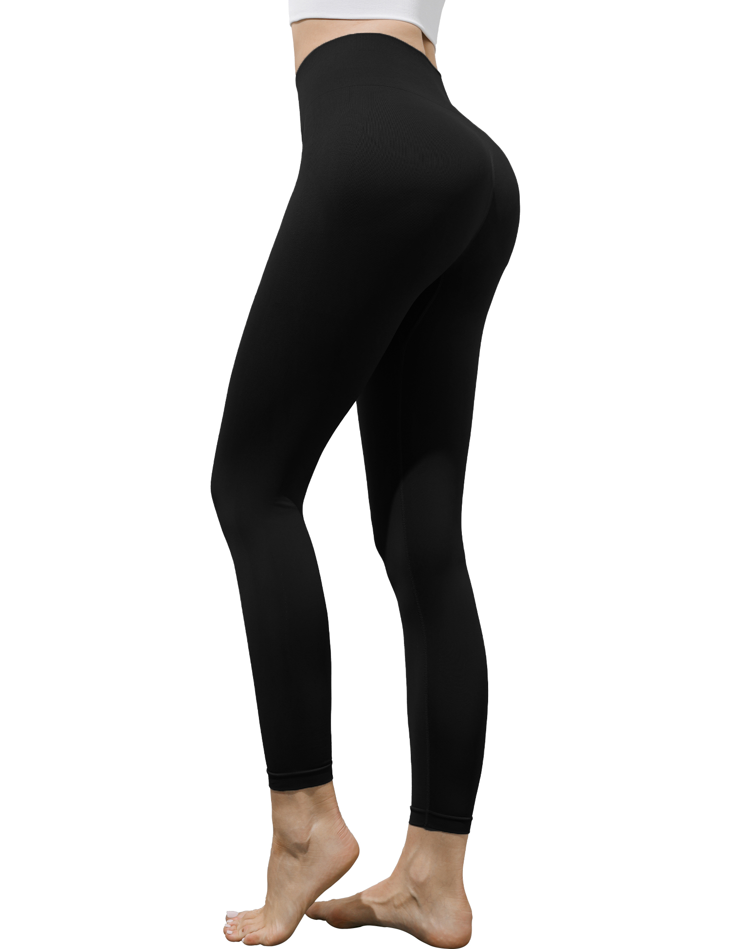 AMRIY Scrunch Butt Leggings for Women High Waisted Seamless Workout Leggings Athletic Gym Yoga Pants L-S003