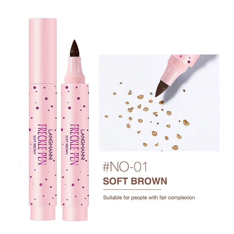 1PC Brown Lifelike Freckle Pen Concealer Dot Spot Pen Waterproof Long Lasting Easy and Convenient Face Concealer Makeup Cosmetic i240705