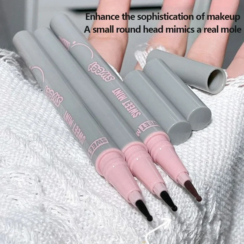 Natural Lifelike Face Fake Freckles Pen Waterproof Durable Cosmetics Tool Round Head Fake Spot Pen Embellishment Makeup Dot Mole 240705