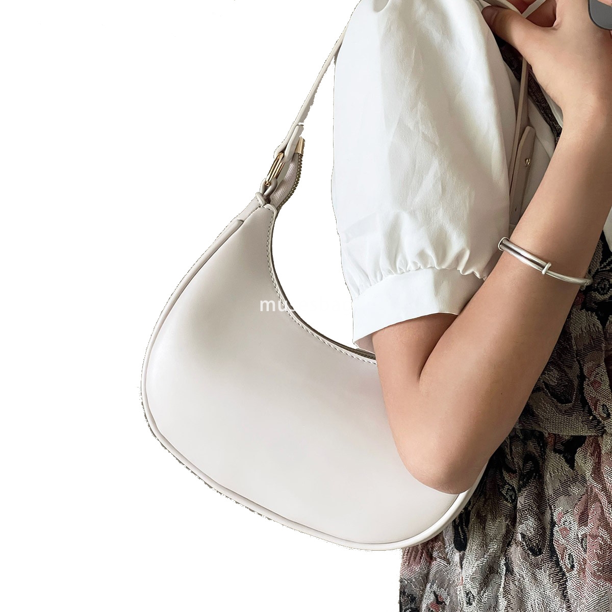 Small and trendy design single shoulder bag crossbody bag summer versatile underarm bag crescent bag women's handheld bag new bags