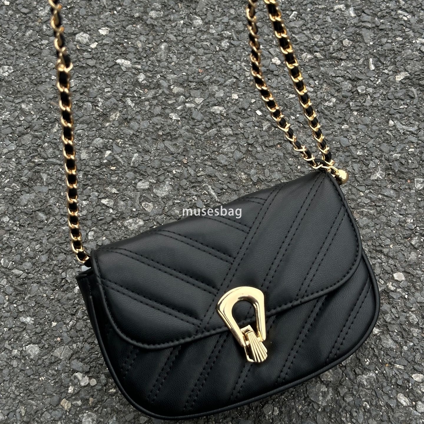 Xiaoxiangfeng Lingge Chain Bag for Women's New Texture and Elegance Unique Design Single Shoulder Bag Crossbody Small Square Bag