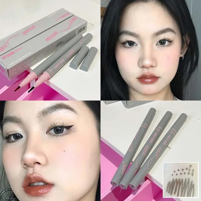 Natural Lifelike Face Fake Freckles Pen Waterproof Durable Cosmetics Tool Round Head Fake Spot Pen Embellishment Makeup Dot Mole 240705