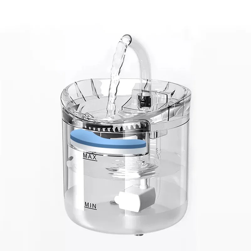 2L Cat Automatic Water Fountain With Faucet Cat Intelligent Water Dispenser Auto Drinker Filters For Cats Feeder Motion Sensor
