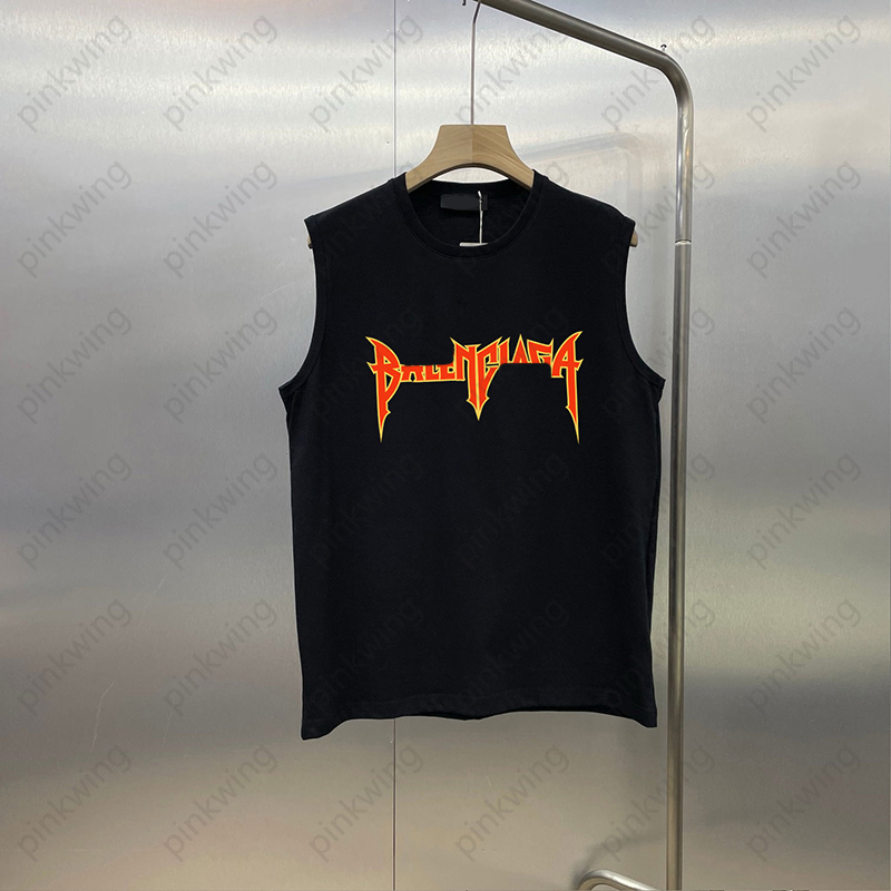 Mens Tank Tops Summer Womens Mesh Vest Couples 100% Cotton Clothing Sport Tank Top Boys Basketball Sleeveless Shirt Fitness Brand Print Tanktop CXD240752