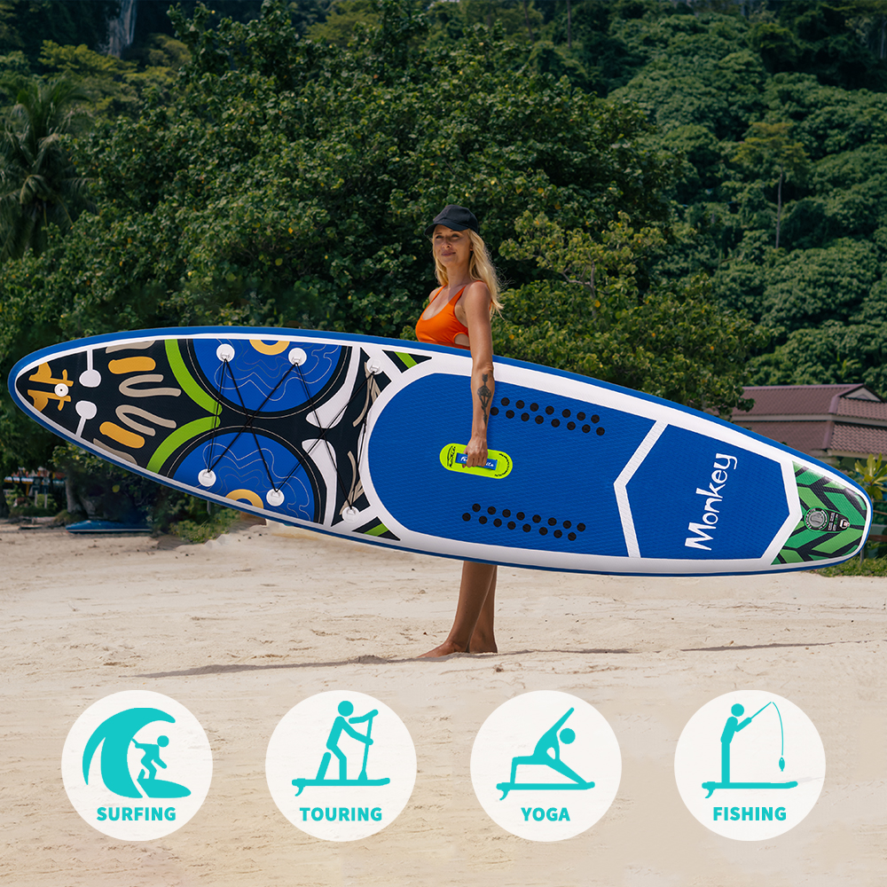FUNWATER Surfboards Surfboard Paddle Board 335CM stand up paddleboard Padel inflatable Paddle Wholesale 350CM Tabla Surf Water Sports sup