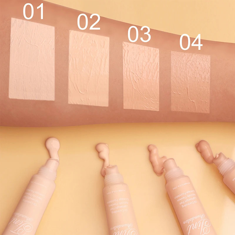 Waterproof Liquid Foundation Lasting Concealer Full Coverage BB Cream Face Corrector High Coverage Base Makeup Women Cosmetics 240710