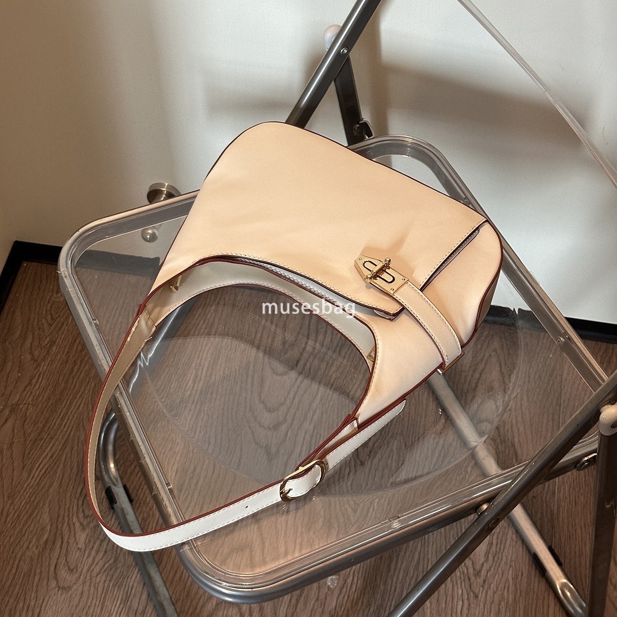 Trendy and fashionable niche design simple and atmospheric Summer new underarm bag with versatile temperament Single shoulder bag black handbag