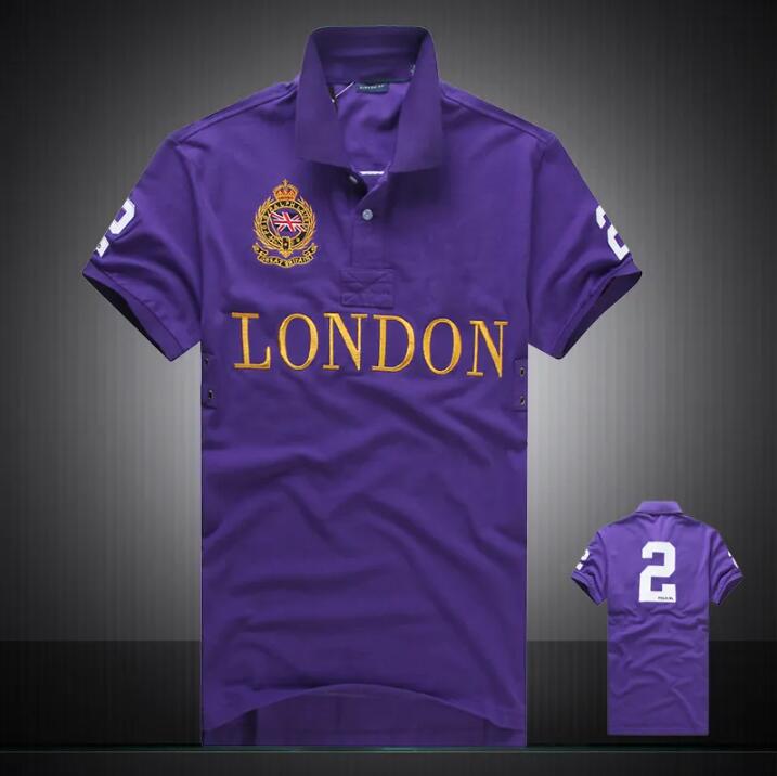 designer Men's T-Shirts clothes polos shirts men Short Sleeve T-shirt London New York Chicago polop shirt Dropshiping hHigh Quality wholesale S-5