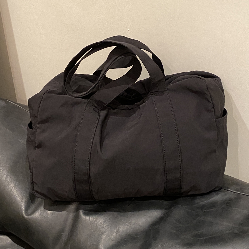 Unisex Weekender Duffel Oxford Cloth Travel Carry-On Solid Color Lightweight Tote Handbag Outdoor Short Trip Bag h7.5#27 4d83b