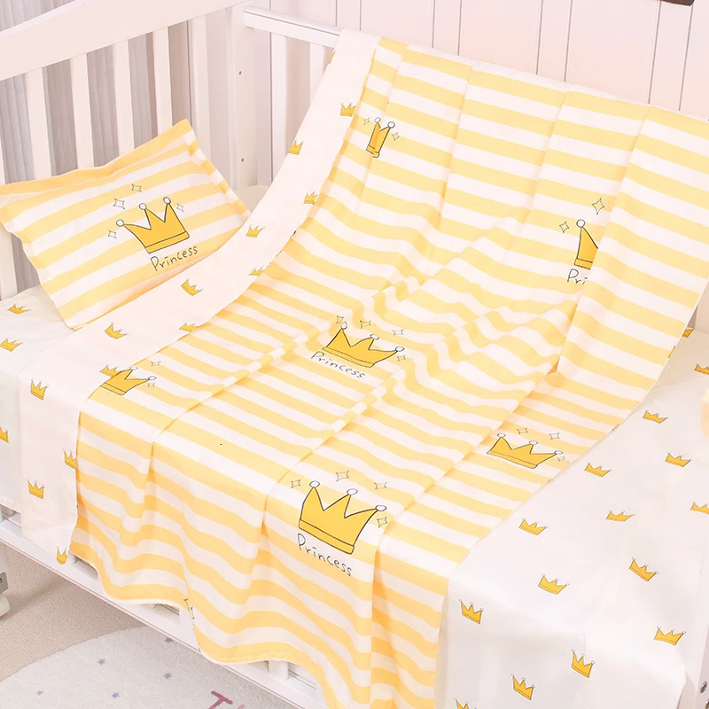 Baby Bedding Set Kids Quilt Cover Without Filling 1pc Cotton Crib Duvet Cartoon Cot 150120cm Breathable y240703