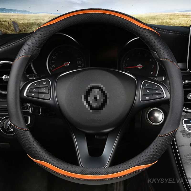 Steering Wheel Covers Steering Wheel Cover For Renault Scenic Clio Laguna 2 3 4 5 Kangoo Fluence Megane Trafic Talisman Twingo Kaptur Car Accessories 