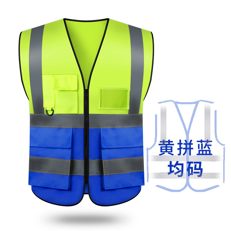Reflective vest construction safety vest environmental sanitation LED night riding and driving reflective vest 220727